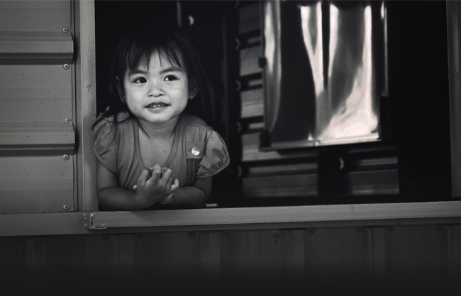 Portrait enfant Cambodge